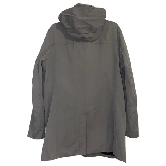 NWOT ARMANI EXCHANGE GRAY HOODED COAT - LARGE - Picture 4 of 7